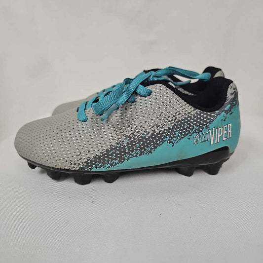 DSG Speed Viper Youth Soccer Cleats | Youth 10 | Gray/Teal