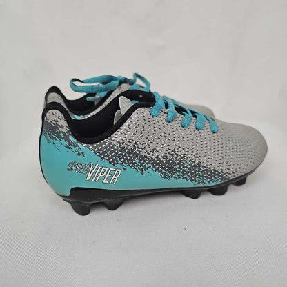 DSG Speed Viper Youth Soccer Cleats | Youth 10 | Gray/Teal