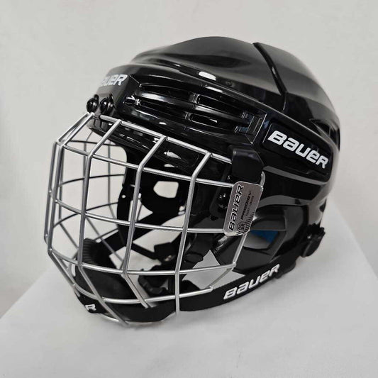 Bauer Prodigy Youth Hockey Helmet Combo | Size Youth | Black | Certified end of 2030