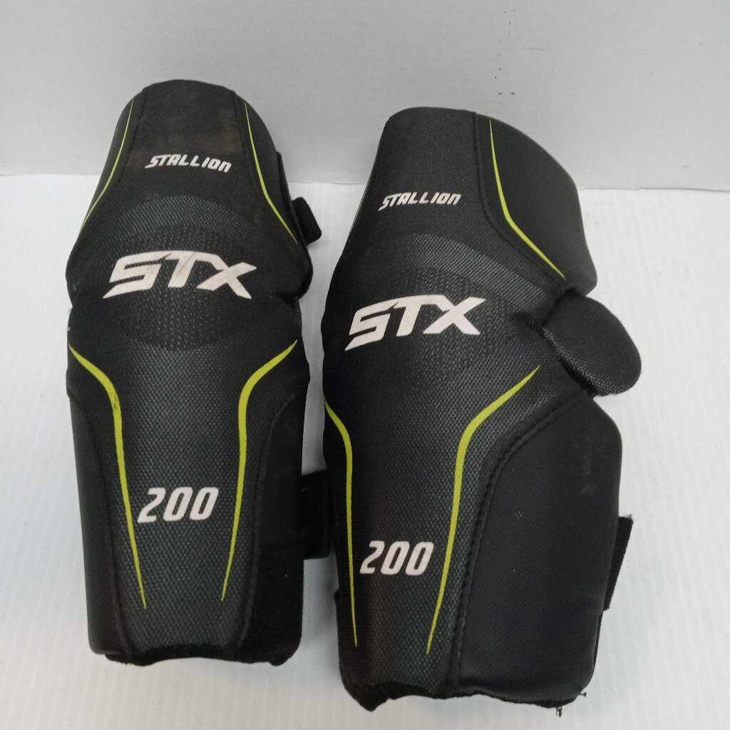 STX Stallion 200 Lacrosse Elbow Pads Black/Grey Size Medium