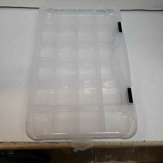 Unbranded Clear Plastic Tackle Stowaway 13.5"x 8.5"x 2"