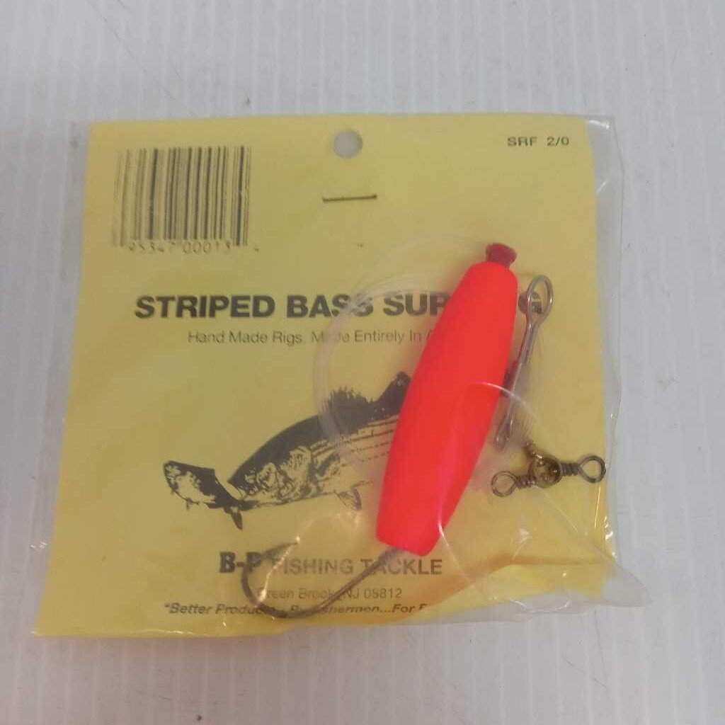 B-P Striped Bass Surf Rig With Float 50LB Test 2/0 Hook