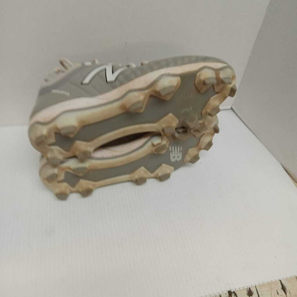 New Balance Rev Lite Baseball/Softball Cleats Grey/White Size 8