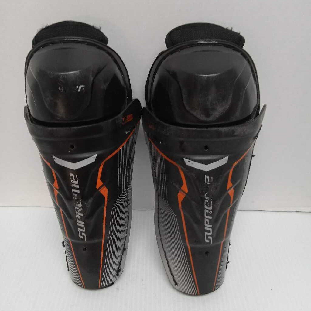 Bauer Supreme Hockey Shinguards Black Size Youth 9"