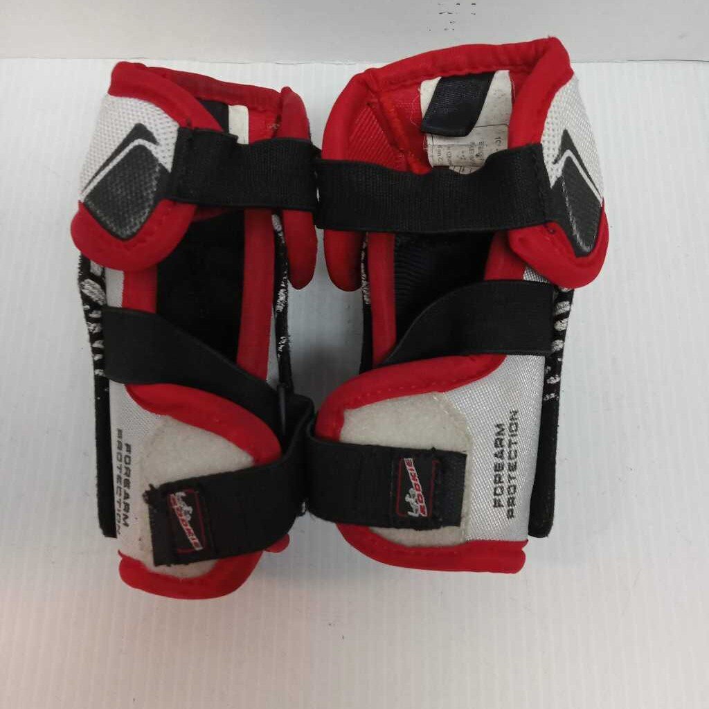 Bauer Vapor Hockey Elbow Pads Black/Red/White Size Youth Large