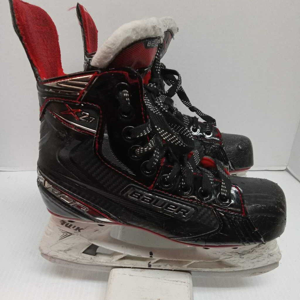 Bauer Vapor X 2.7 Hockey Skates Black/Red Size 2