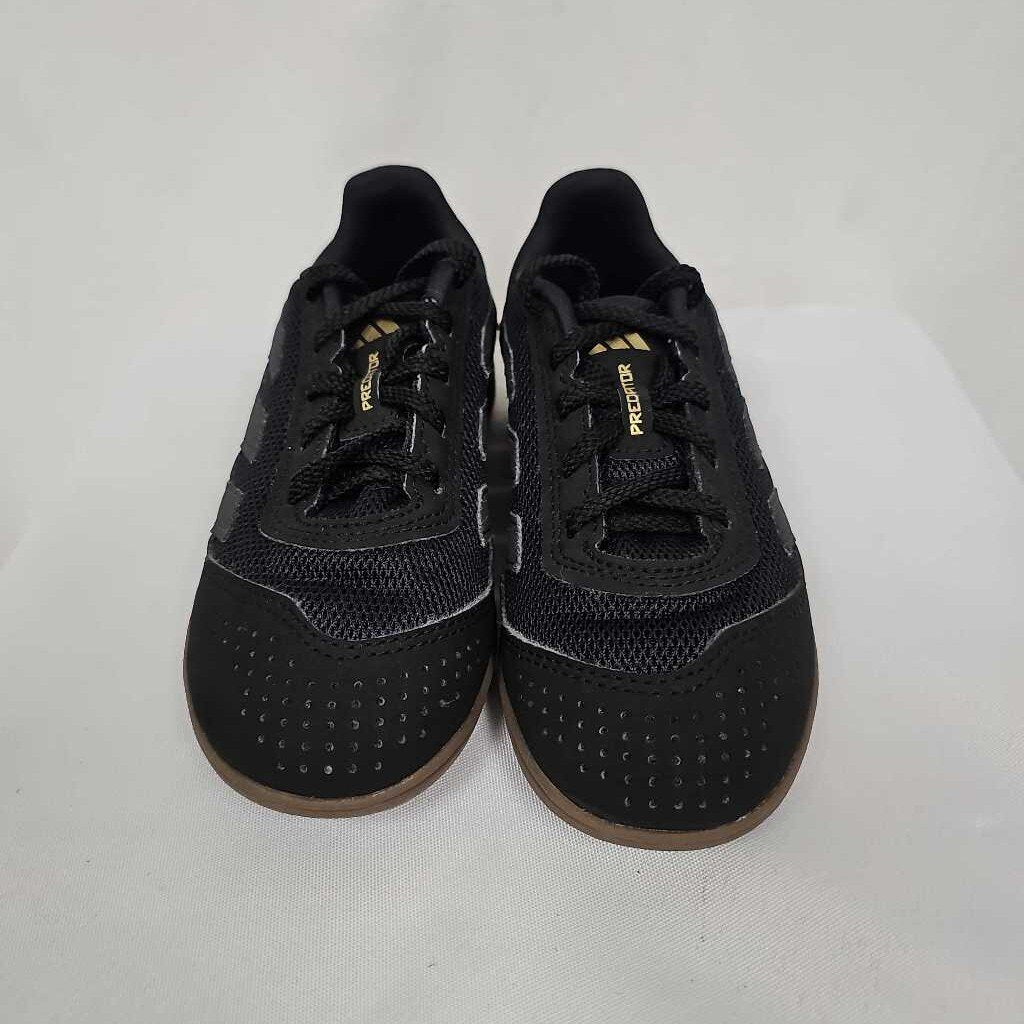 Adidas Club Predator Sala Indoor Soccer Shoes | Size: 1.5 | Black/Gold