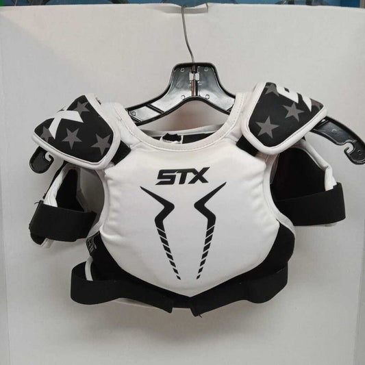 STX Stallion 75 Lacrosse Shoulder Pads White Size Small
