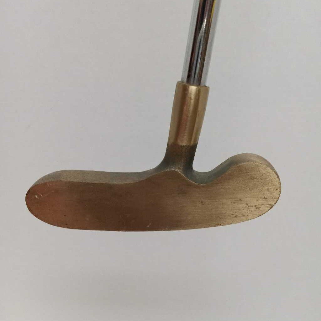 Austad's Custom Blade Putter Brass Size Mens Right Hand 35"