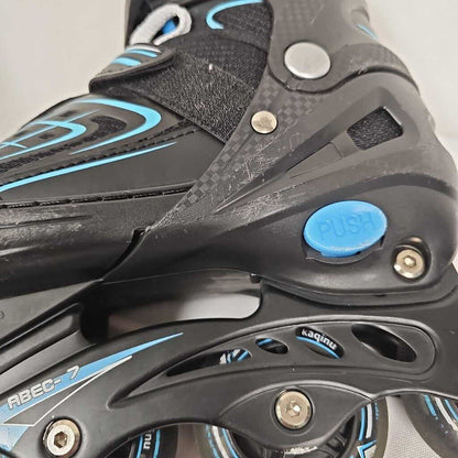 Kaqinu Light Up Adjustable Inline Skates - Sizes 1-4