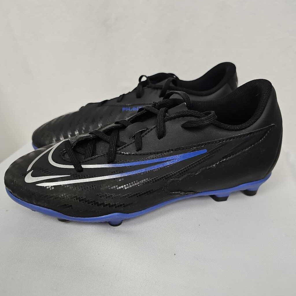 Nike Phantom GX Boy's Soccer Cleats | Size 5.5 | Black/Royal