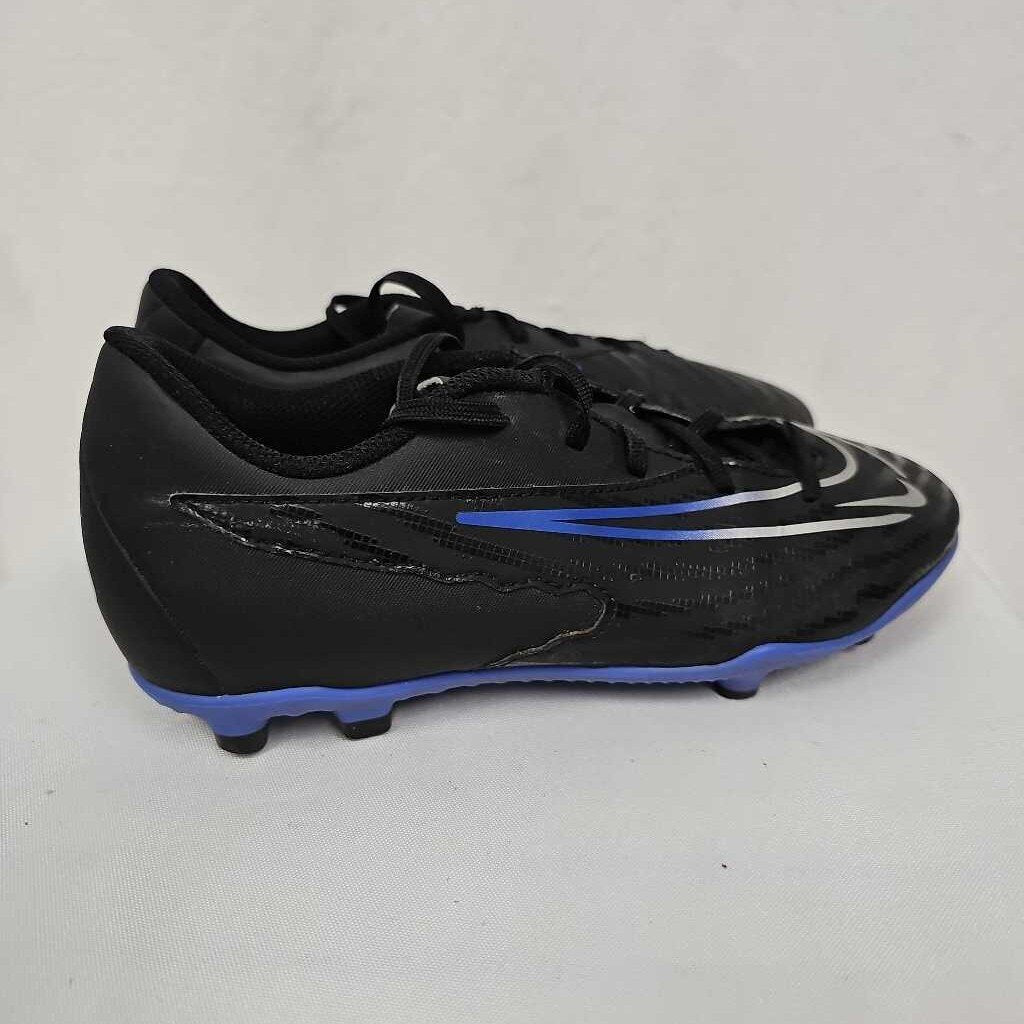 Nike Phantom GX Boy's Soccer Cleats | Size 5.5 | Black/Royal