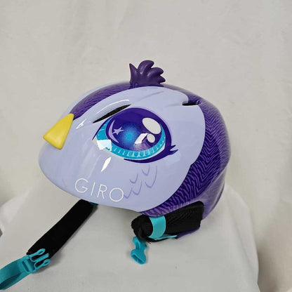 Giro Launch Plus Kids Snow Helmet | Purple Penguin | Size Small