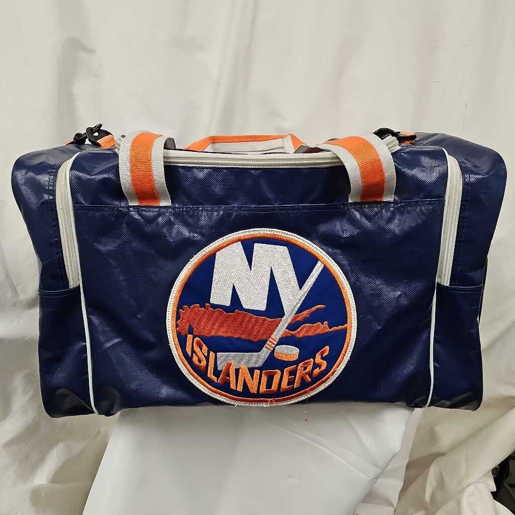 CCM Team Carry Junior Hockey Bag - Islanders Logo | 24" x 14" x 14" | Navy/Orange