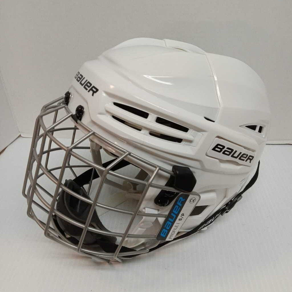Bauer IMS 5.0 Hockey Helmet White Size Adult Small Adjustable