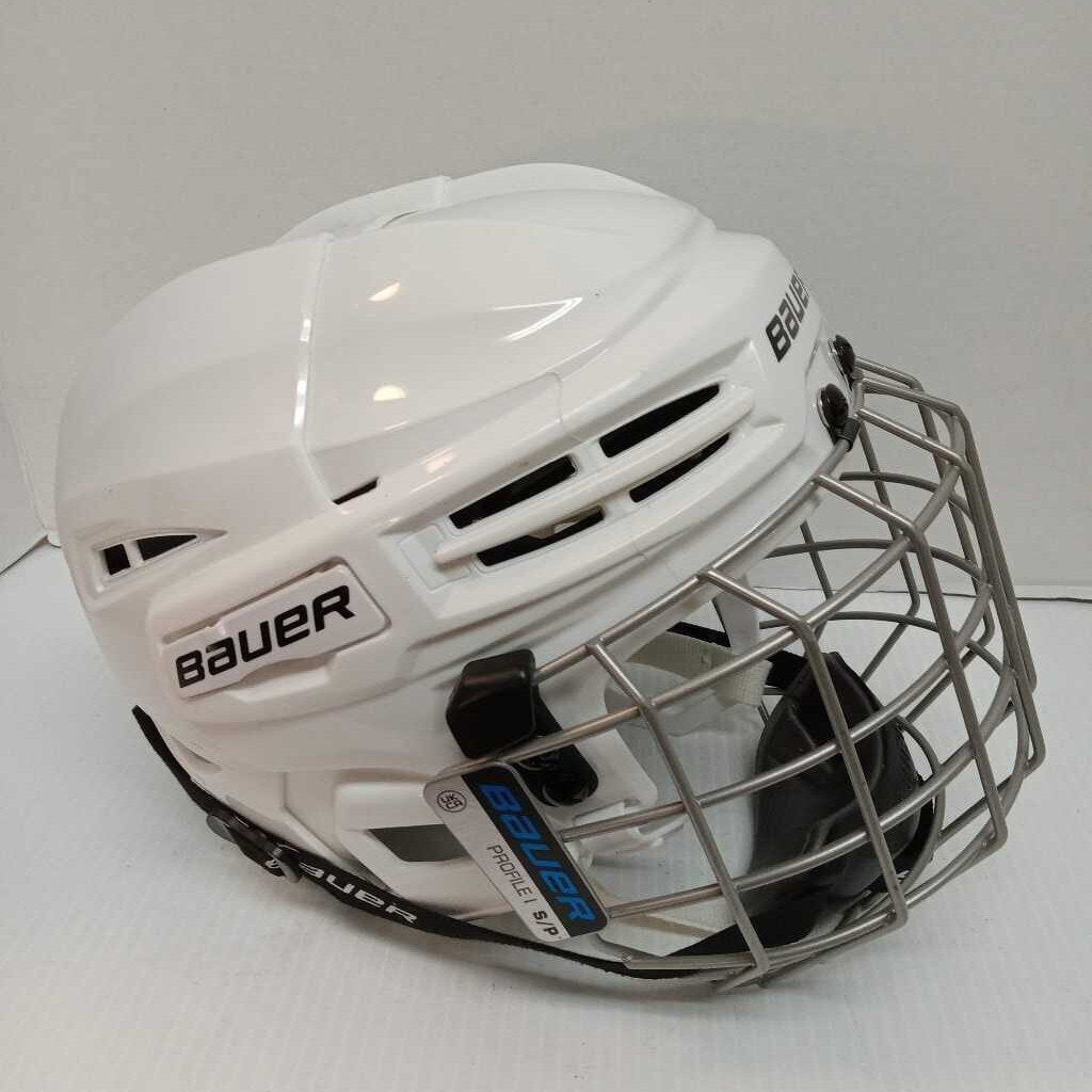 Bauer IMS 5.0 Hockey Helmet White Size Adult Small Adjustable