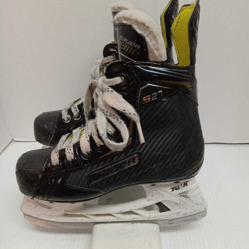 Bauer Supreme S27 Hockey Skates Black/Yellow Size Youth 1