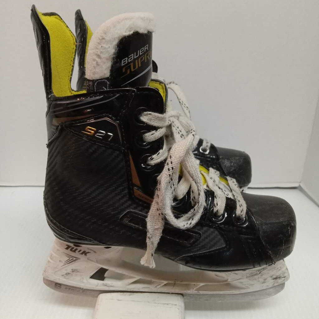 Bauer Supreme S27 Hockey Skates Black/Yellow Size Youth 1