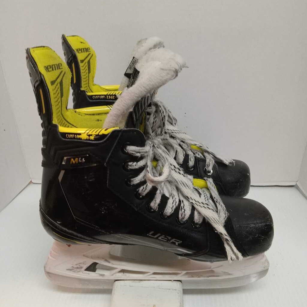 Bauer Supreme M4 Hockey Skates Black/Yellow Size 5 Fit 2
