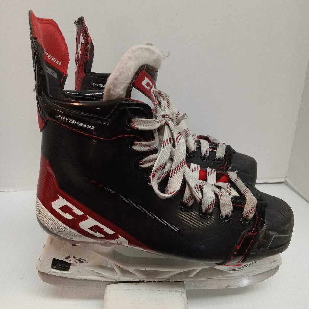 CCM Jetspeed FT485 Hockey Skates Black/Red/White Size 3.5