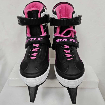 Used Jackson Ultima Youth Softec Adjustable Recreational Skates | Size: Y11 - 2 | Pink