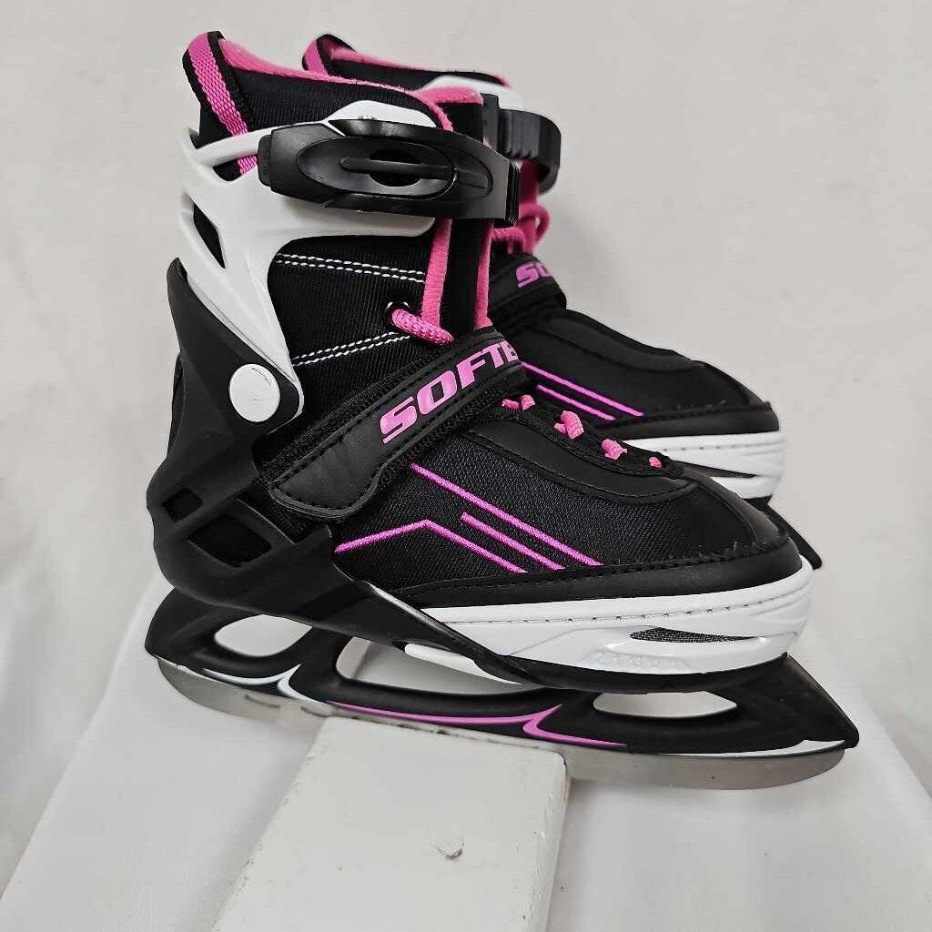 Used Jackson Ultima Youth Softec Adjustable Recreational Skates | Size: Y11 - 2 | Pink