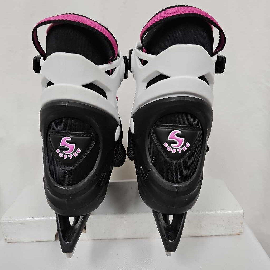Used Jackson Ultima Youth Softec Adjustable Recreational Skates | Size: Y11 - 2 | Pink