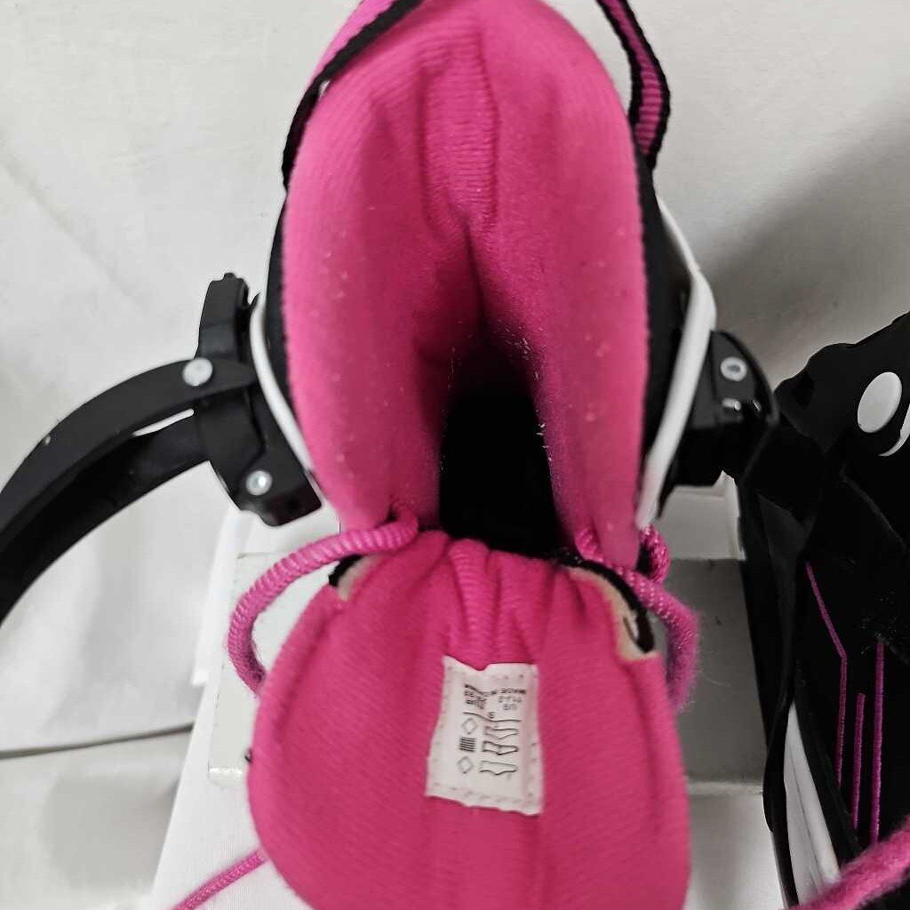 Used Jackson Ultima Youth Softec Adjustable Recreational Skates | Size: Y11 - 2 | Pink
