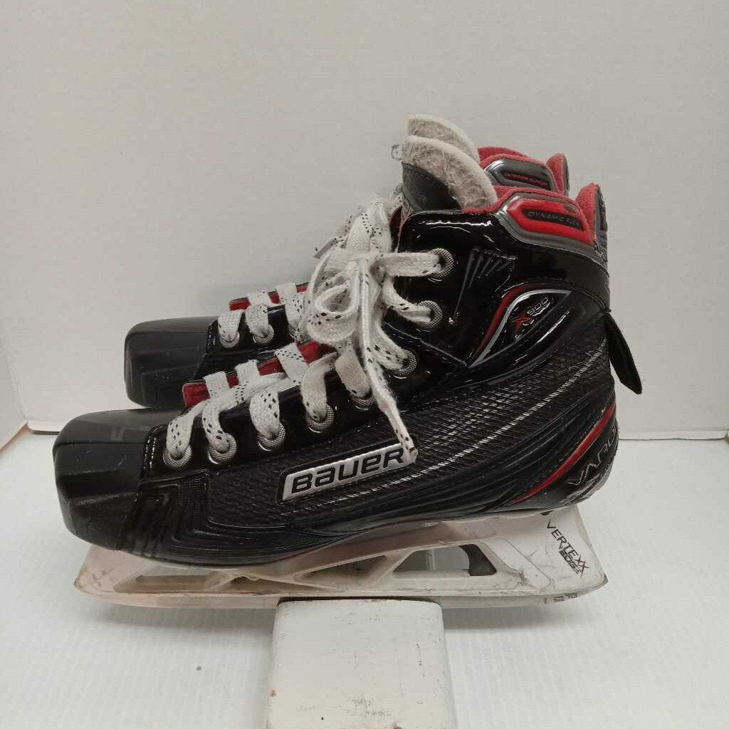 Bauer Vapor X900 Goalie Skates Black/Red Size 5.5
