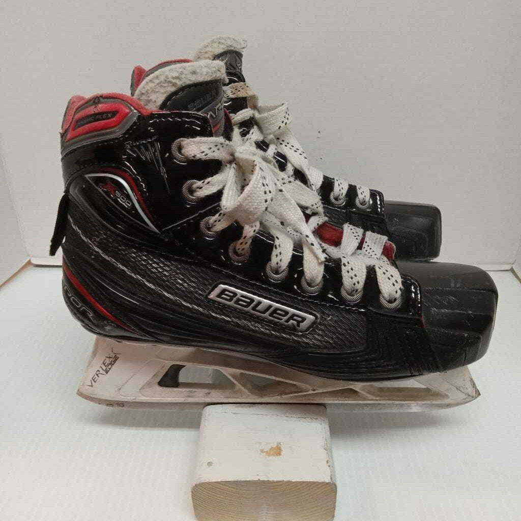 Bauer Vapor X900 Goalie Skates Black/Red Size 5.5