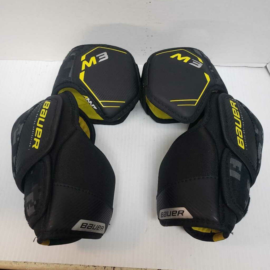 Bauer Supreme M# Hockey Elbow Pads Black Size Intermediate Large