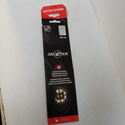 Rezztek Hockey Stick Blade Grip - Black With Boston Bruins Logo - Size Youth