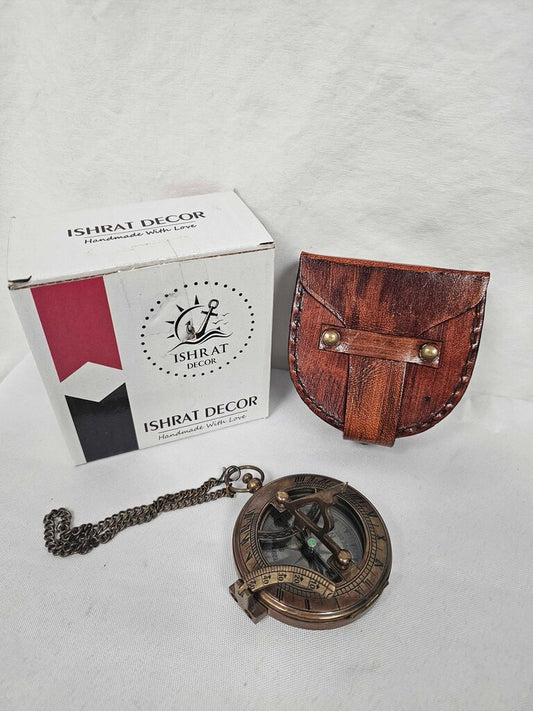 To My Son Brass Compass/Sun Dial