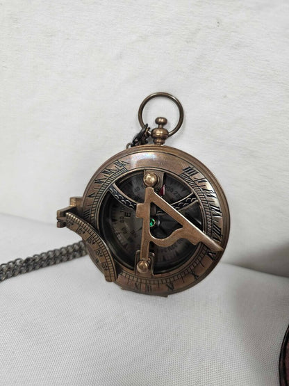 To My Son Brass Compass/Sun Dial
