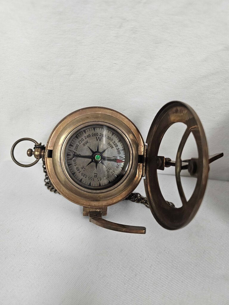 To My Son Brass Compass/Sun Dial