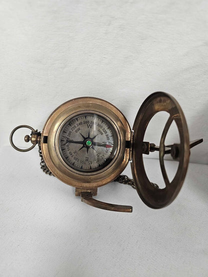 To My Son Brass Compass/Sun Dial