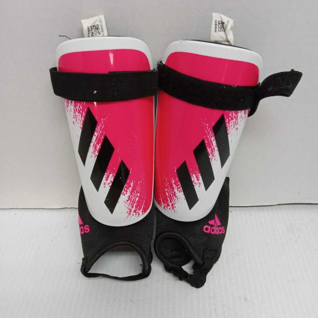 Adidas Soccer Shinguards With Ankle Pads - Size Junior