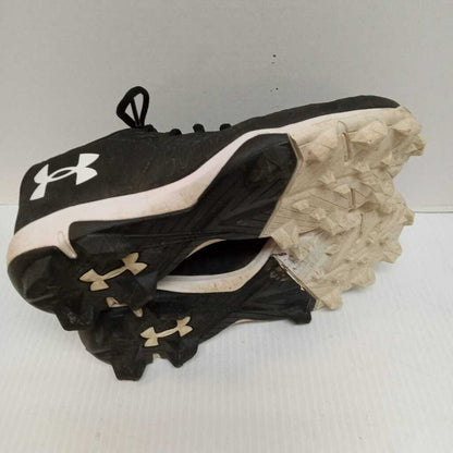 Under Armour Baseball/Softball Cleats Black/White Size 5.5