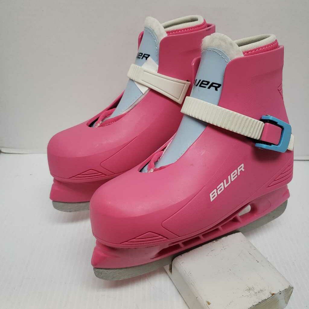 Bauer Lil Angels Recreational Ice Skate - Size Youth 12 / 13 Preowned