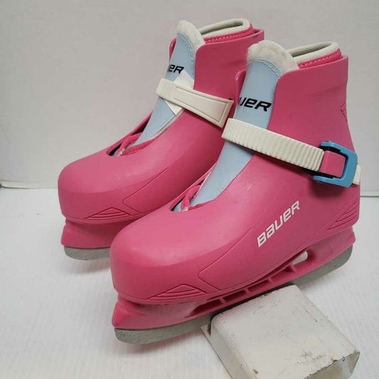 Bauer Lil Angels Recreational Ice Skate - Size Youth 12 / 13 Preowned