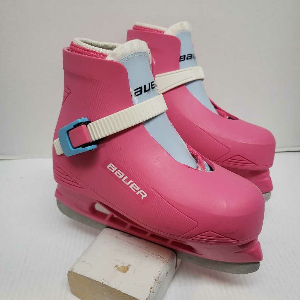 Bauer Lil Angels Recreational Ice Skate - Size Youth 12 / 13 Preowned