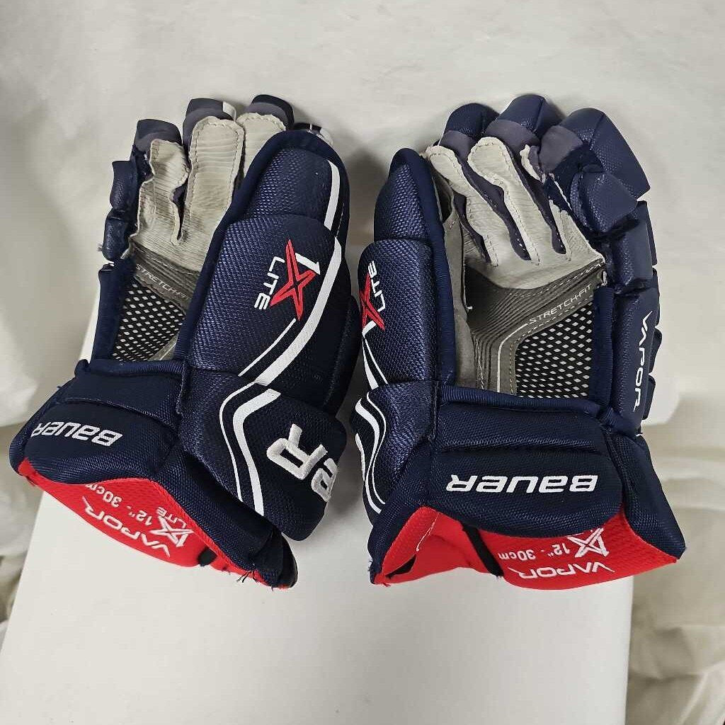 Bauer Vapor 1X Lite Junior Hockey Gloves - 12"