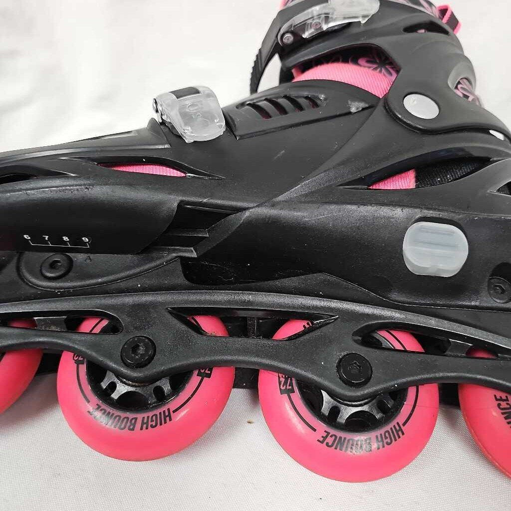 High Bounce Womens Adjustable Inline Skates - Sizes 6-9