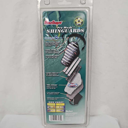 MacGregor Pro Mesh Soccer Shin Guards - Size Small-Med