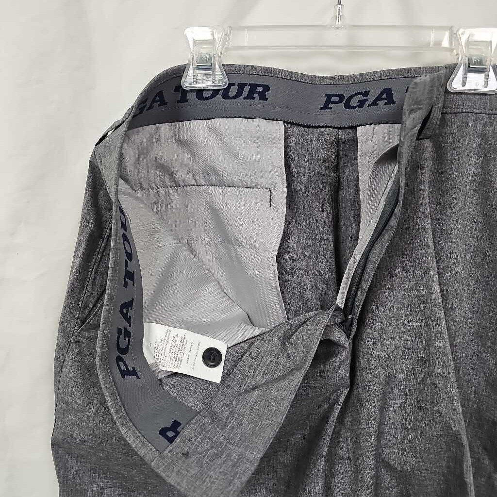 PGA Tour Men's 9" Flat Front Golf Shorts with Active Waistband
