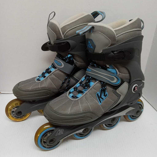 K2 EXO 2.0 Inline Skates Grey Size Mens 9 Preowned