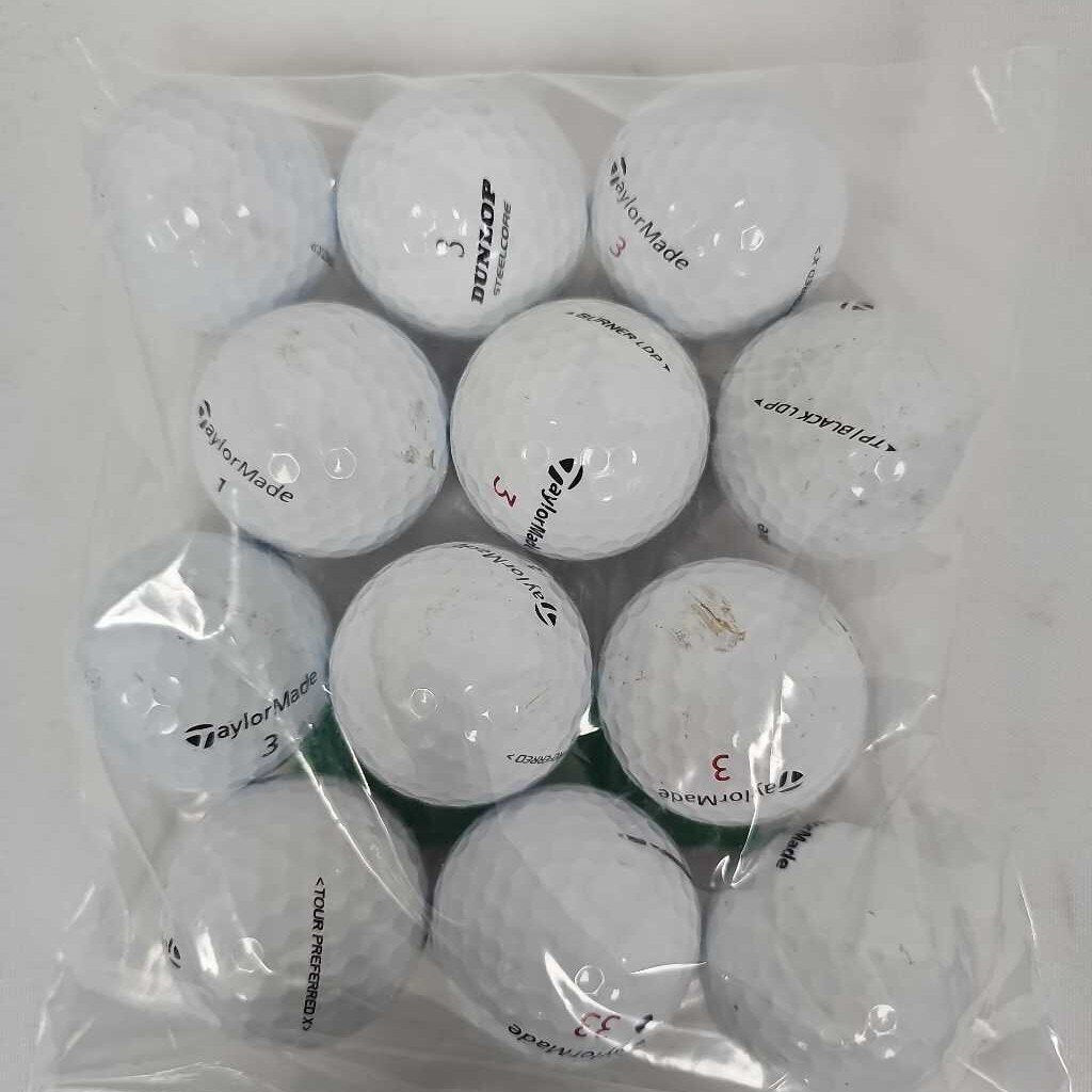 TaylorMade Bag of Mixed Golf Balls - 1 Dozen