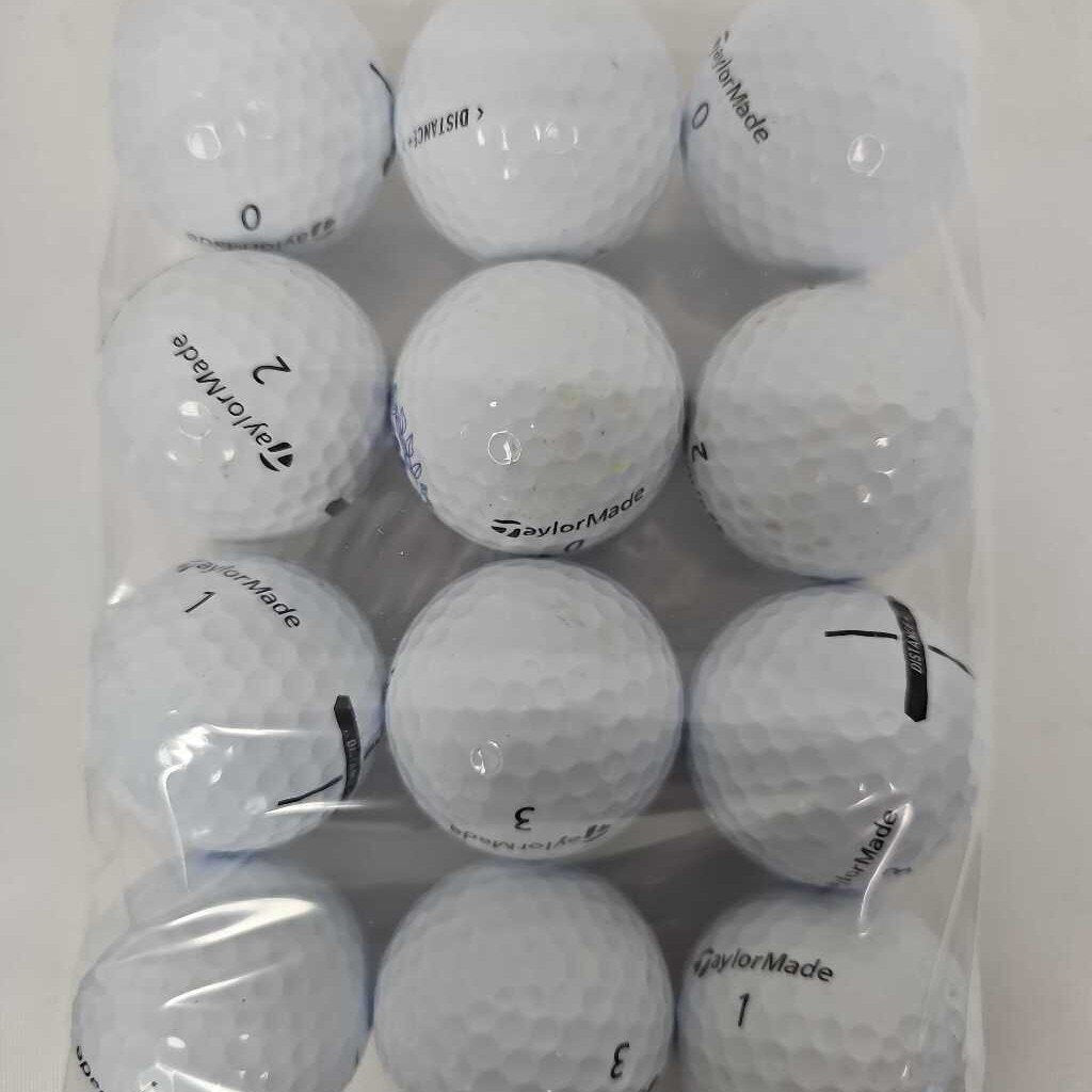 TaylorMade Distance Bag of Balls - 1 Dozen