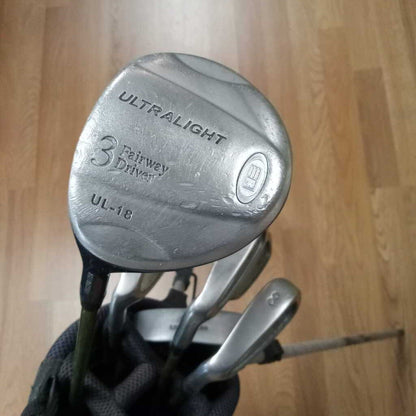 USKG UL-18 Starter Set 6i,8i,9i, Putter, 3wd With Bag Preowned In Average Condition