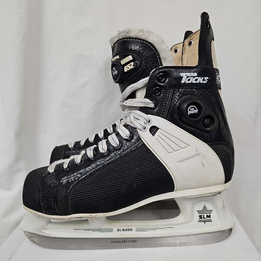 Vintage CCM Tacks 652 Hockey Skates with Reebok Pump Technology - Size 9